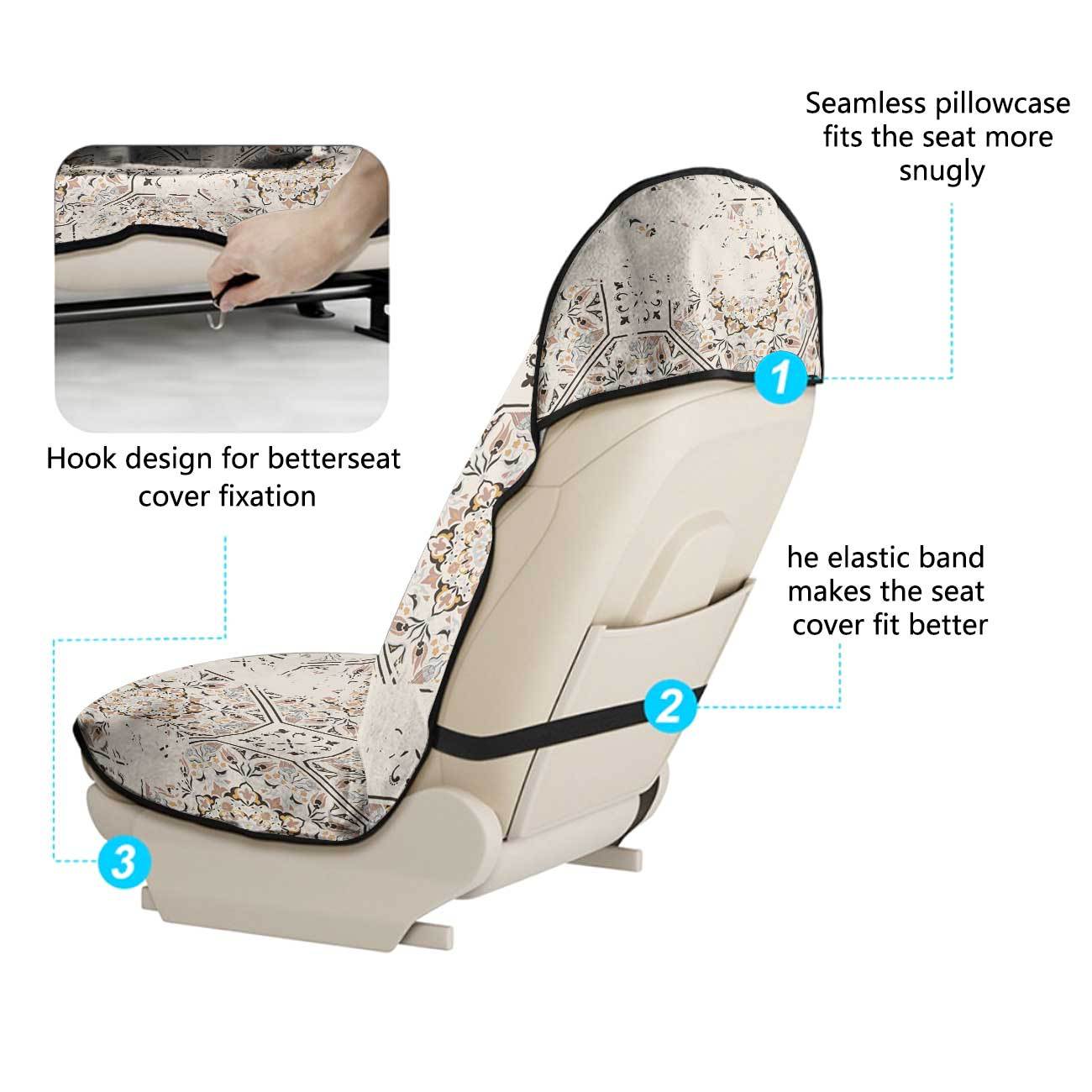Car seat towel cover front seat protector suitable for gym and exercise, universal for all seasons, car use 76