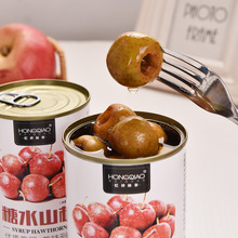 新鲜糖水山楂罐头425g一整箱装罐头水果捞餐饮水果午后零食6罐装
