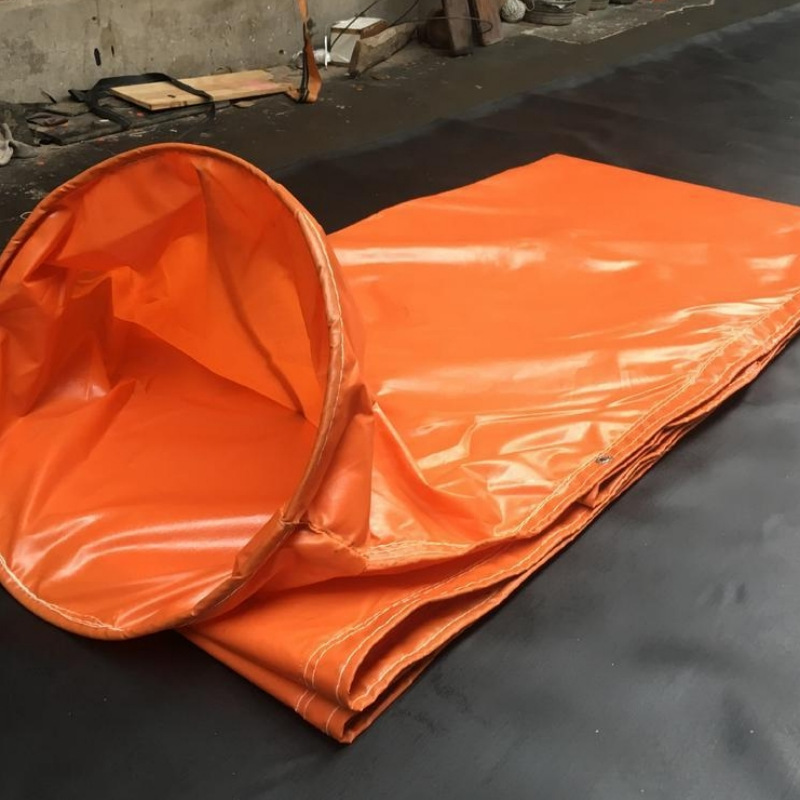 Guía de aire de presión positiva de la mina, ventilador antiestático ignífugo, gran volumen de aire de sellado resistente al desgaste (depósito)