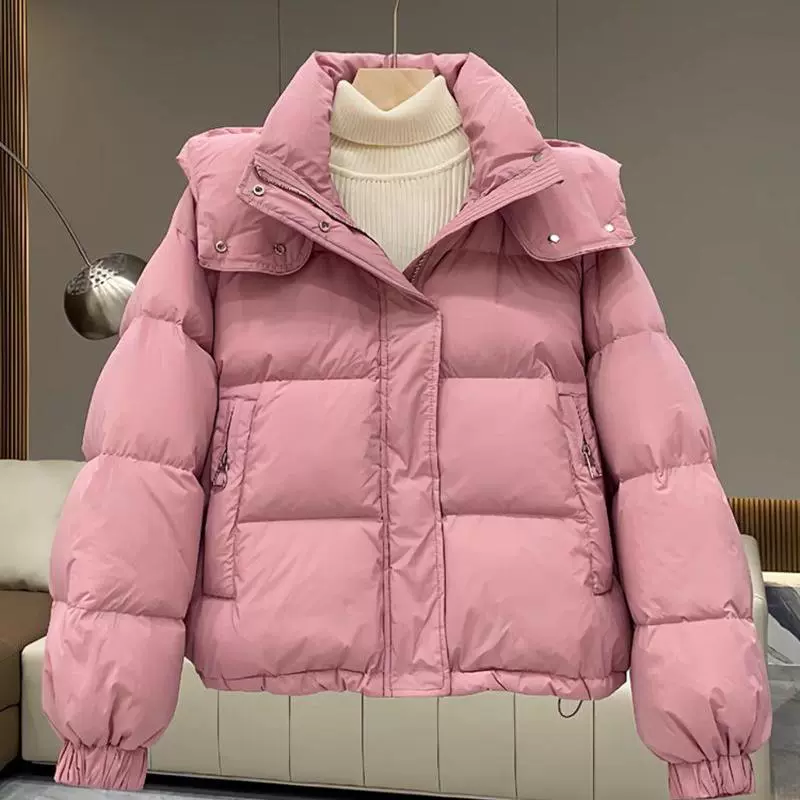 2024冬季棉衣宽松韩版短款羽绒棉服加厚面包服新款大码棉袄外套女