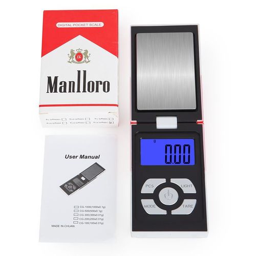 Mini jewelry electronic scale cigarette box scale small multi-function pocket portable factory wholesale