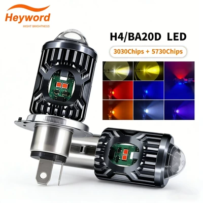 Dual Light Lens Colorful Light — Motorcycle headlights, headlights