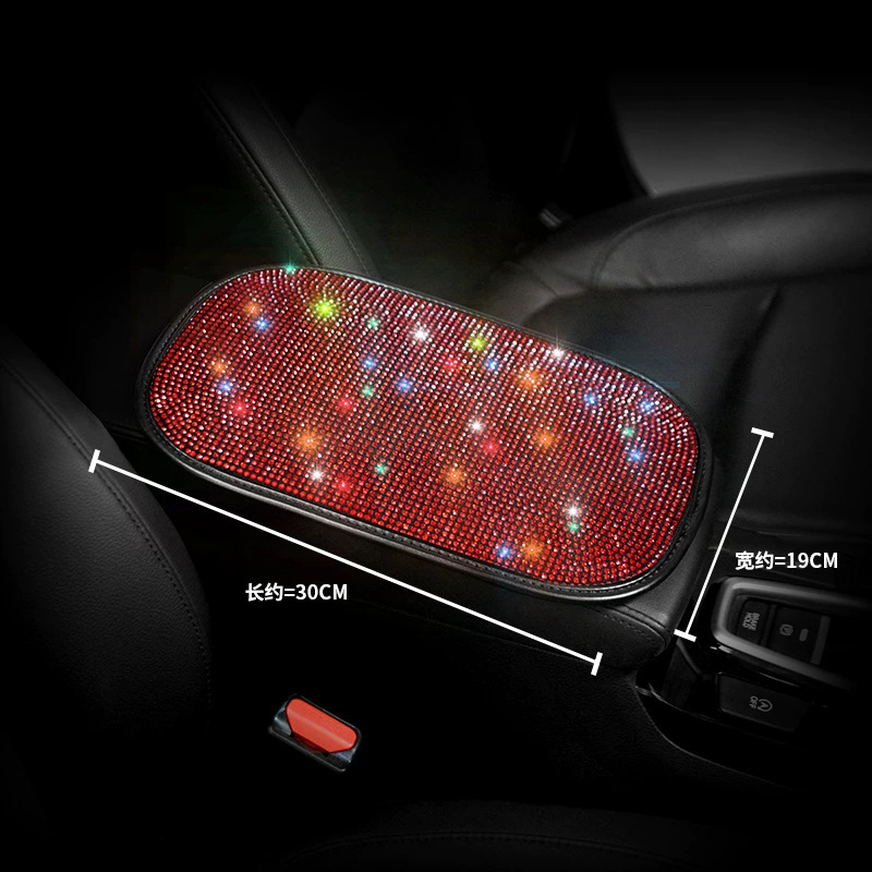 Venta al por mayor de diamante-caja de apoyabrazos del coche integrado pad universal interior caja de apoyabrazos central almohadilla protectora cubierta de los apoyabrazos engrosada almohadilla protectora