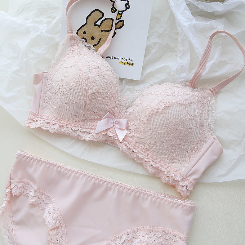 Ventas directas de fábrica comercio electrónico transfronterizo Sudeste de Asia Vietnam Tailandia damas burbujas encaje pecho pequeño recogido sujetador Tovin