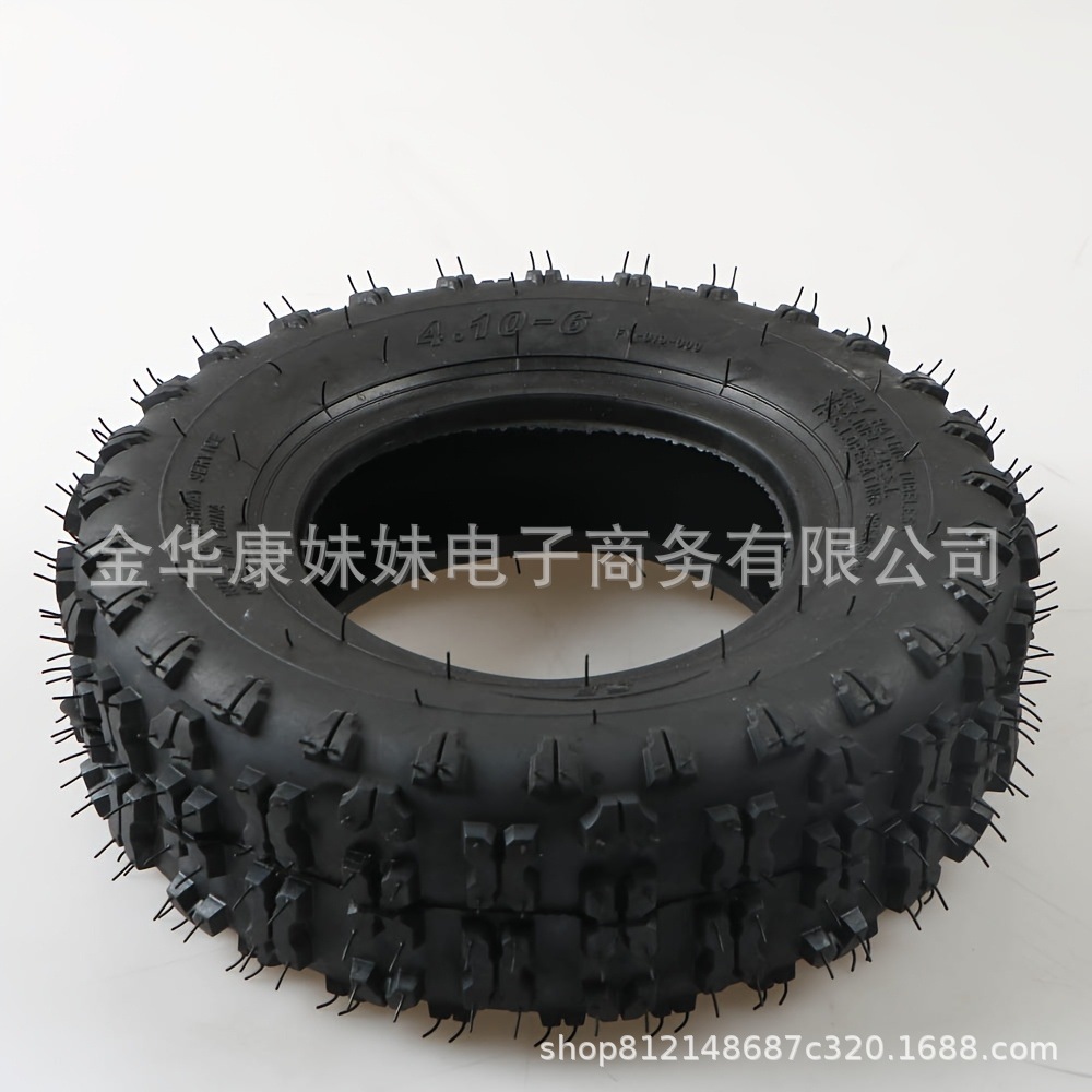 4.10-6 410-6inch Tire Tubeless Tire Anti-Skid and Anti-Explosion Suitable for Atv Utv