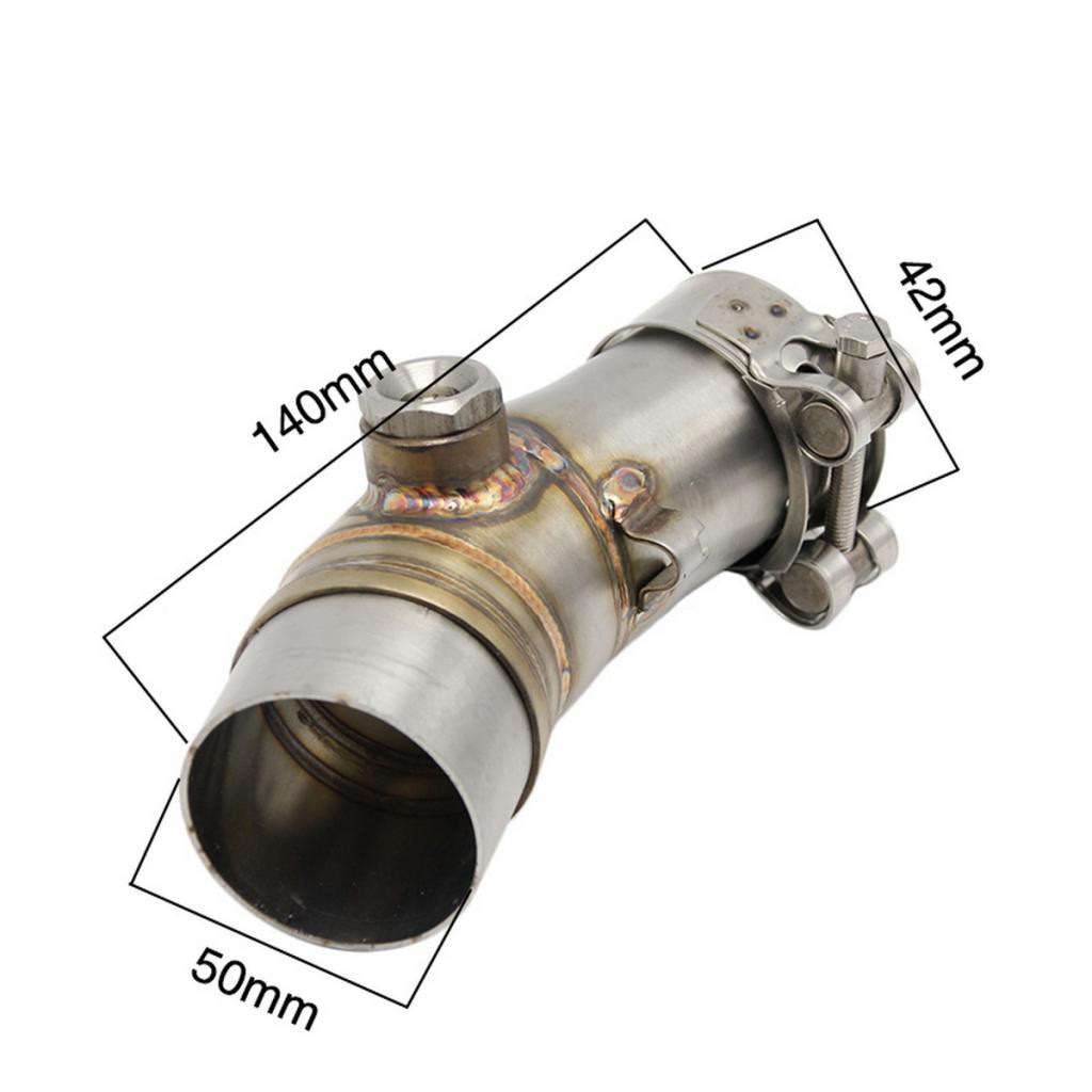 Suitable for Kawasaki Ninja 650 Versys 650 Z650 modified exhaust pipe stainless steel mid-section adapter