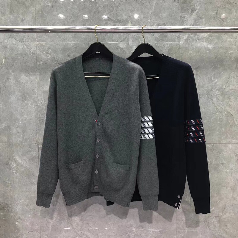 TB Tom autumn and winter New camouflage four bar button knitted cardigan men's and women's casual fashion cardigan