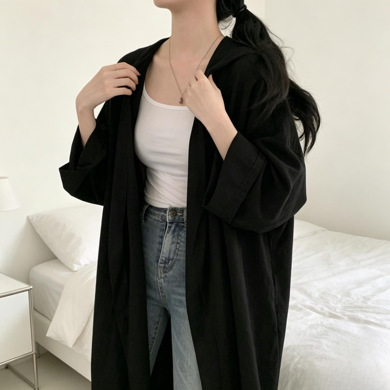 Plus-Size Jacket for Petite Women, Lazy Style Short-Sleeve Sun-Protective Outerwear, Breathable Half-Sleeve Shirt for Women, Loose Fit for Summer Plus-Size Jacket for Petite Women, Lazy Style Short-Sleeve Sun-Protective Outerwear, Breathable Half-Sleeve Shirt for Women, Loose Fit for Summer