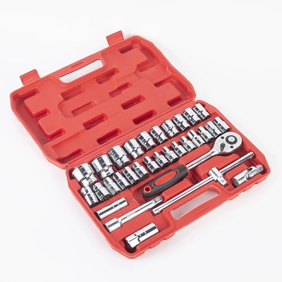Mühərrik tənzimləmə alətləri | Socket Set, Ratchet Wrench - 32pc-one-piece-box-outer-box-color-is-random