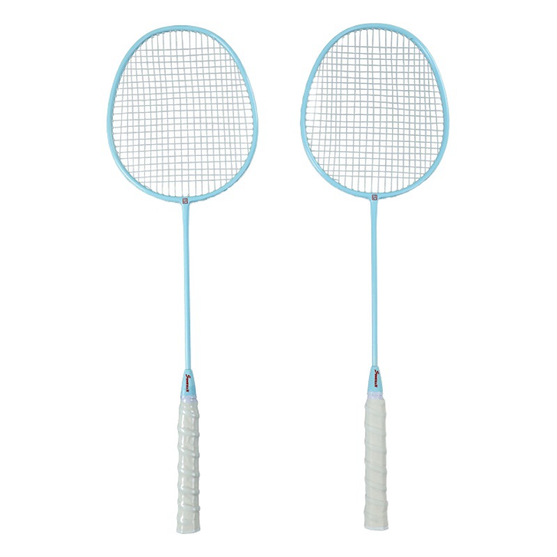 Raqueta de bádminton total para estudiantes, adulto integrado, aleación de hierro dividida, aleación de aluminio, fibra, pluma, raqueta de lana de doble raqueta