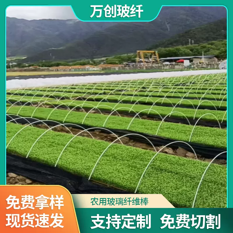 现货玻璃纤维棒实心 拱棚玻纤杆 实心玻璃纤维杆育苗小拱棚支架