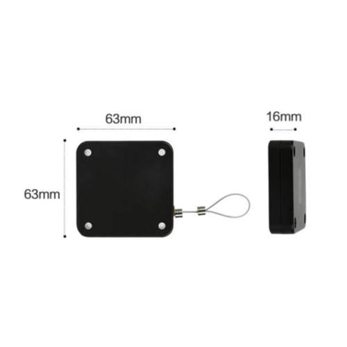 Sliding door automatic door closer hydraulic buffer household door closing spring iron door handy artifact pull rope without punching