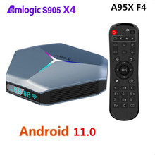 A95X F4 机顶盒4G/64 安卓11 S905X4网络播放器 2.4G/5GWiFiTVBOX
