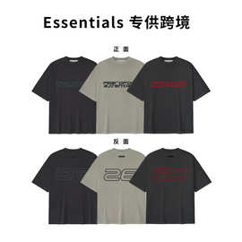跨境热卖fog复线essentials新款夏季纯棉短袖高街休闲男装t恤