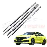 Применимо к 16-21 Honda Civic гальваническое окно наружное уплотнение автомобильного стекла наружная выжимная полоса воды