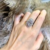 Brand elite small design universal wedding ring, light luxury style