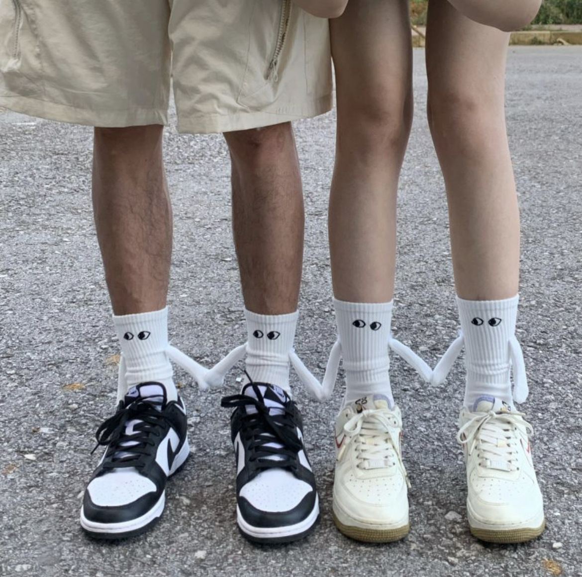 Couple's Socks Black