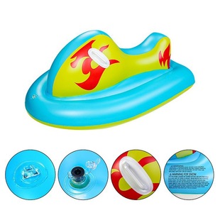 Manufacturer Amazon Customized Hot-Selling Pvc Thickeneded Kidsren's High-Elastic Inflatable Ski Ring Snow Drag Ski Cart