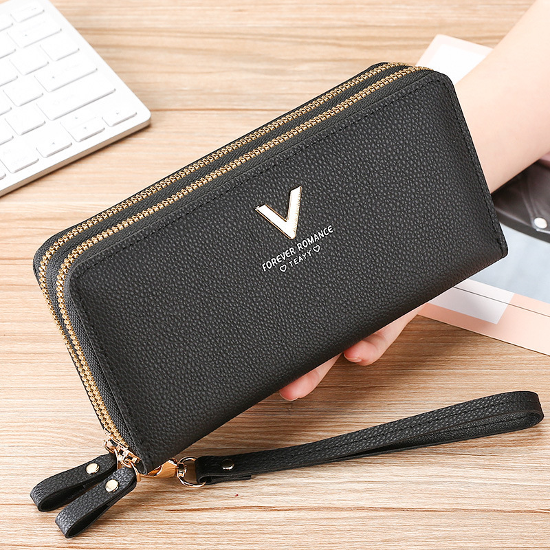 Women's wallet long simple fashion zipper bag wallet large capacity clutch wallet wallet for women
