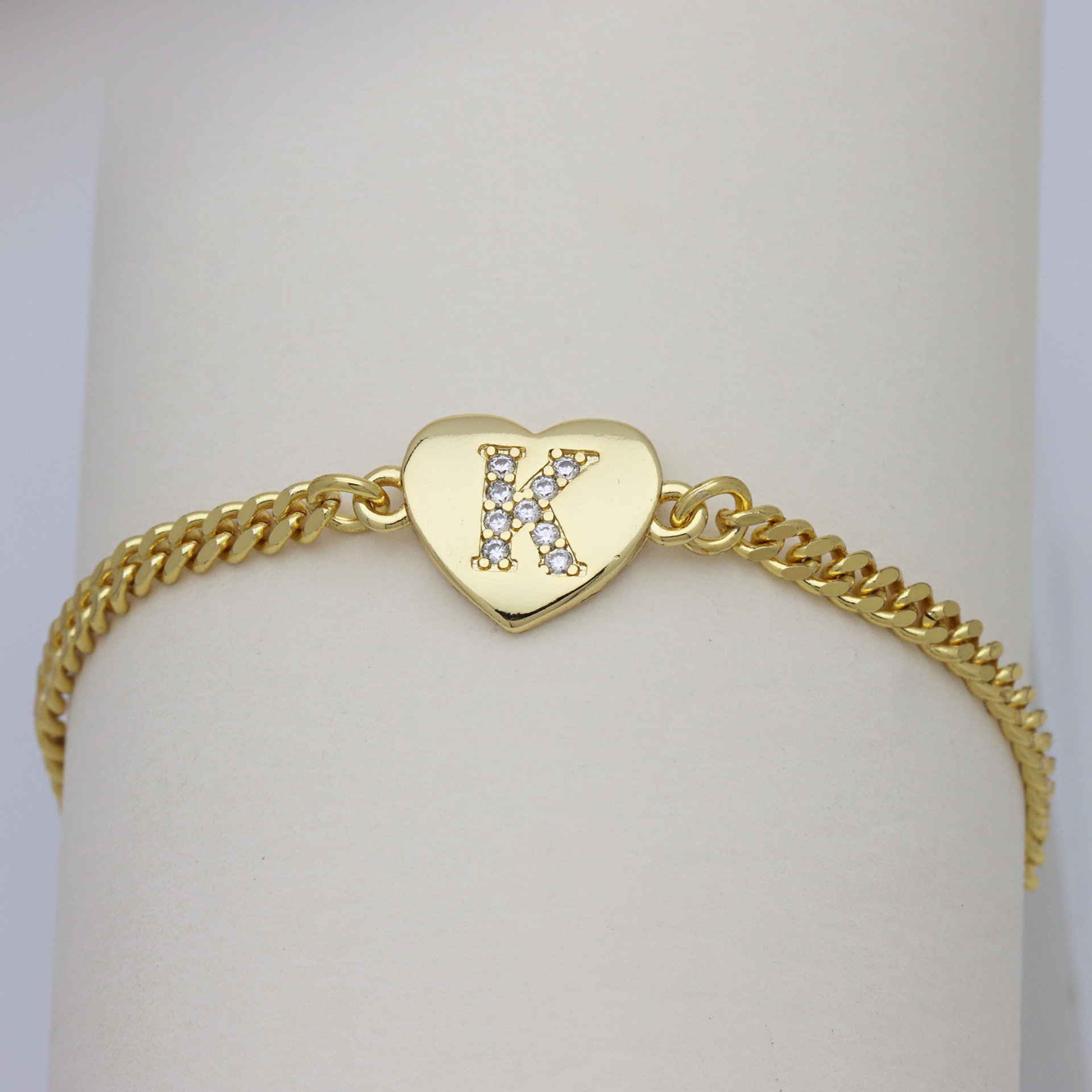 8g Weight Copper Pendant Material Zircon Inlay Material Bracelets Classification Copper Chain Material Cuban Link Chain Curb Chain Chain Type 1 Piece Quantity Holiday, Banquet, Selfie Occasion Copper Material Letter, Heart Shape Pattern All Seasons Season Women's Gender Inlay Design Casual, Elegant, Lady Style Wholesale Jewelry Casual Elegant Lady Letter Heart Shape Copper Zircon Inlay Bracelets Cuban Link Chain Curb Chain 16