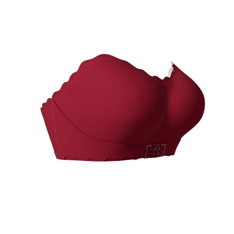 Europa y los Estados Unidos transfronterizos sin correa de hombro una palabra alrededor delantera Julong sin anillo de acero ropa interior de belleza damas sujetadores delgados al por mayor