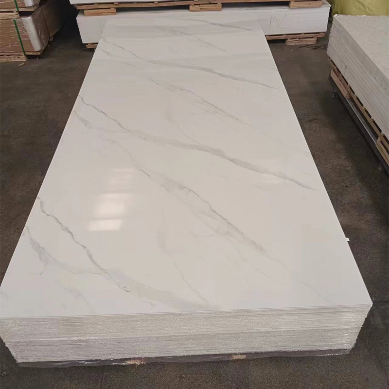 厂家直销UV板仿大理石板艺术装饰背景墙岩板石塑护墙板高光微晶板