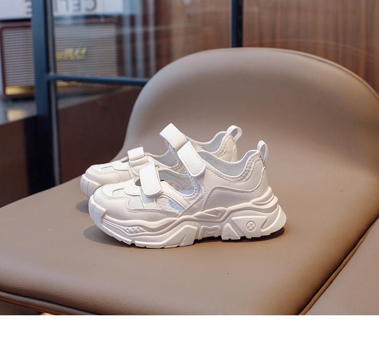 Sandales polyvalentes décontractées pour enfants, chaussures de sport ajourées et respirantes pour garçons et filles, version coréenne, printemps et automne_voghion.com