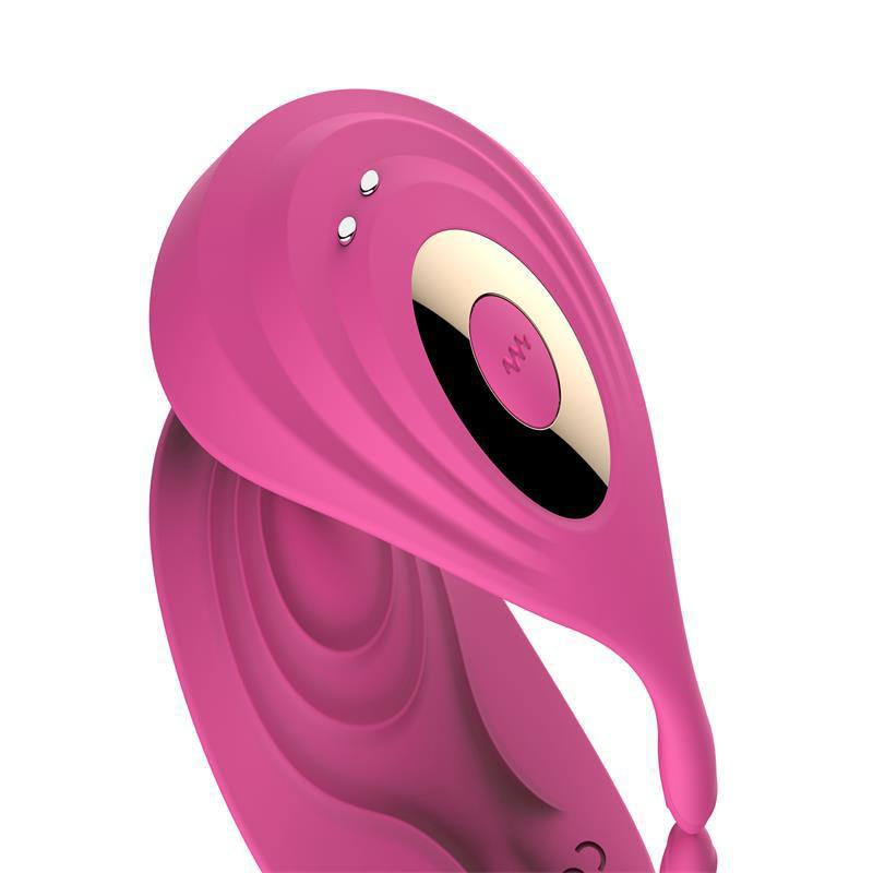 Remote-Control Wearable Egg Vibrator, Purple Silicone, Quiet Motor — detail image 14