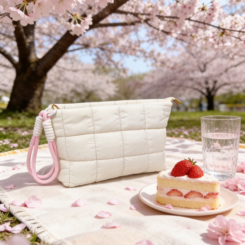 Cross-Border New Quilted Makeup Bag, Large Capacity, Portable, Casual, Versatile Clutch Bag, High-End Storage Bag Cross-Border New Quilted Makeup Bag, Large Capacity, Portable, Casual, Versatile Clutch Bag, High-End Storage Bag
