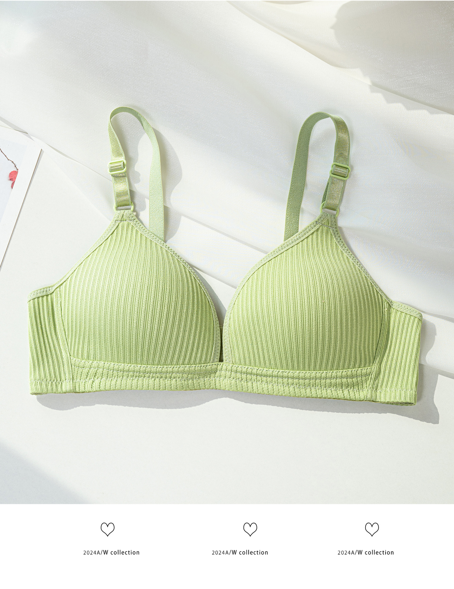 Venta directa de fábrica Comercio electrónico transfronterizo Sudeste de Asia Vietnam Tailandia Ladies Ropa interior Chicas Reunir Sujetador anti-colgante dulce