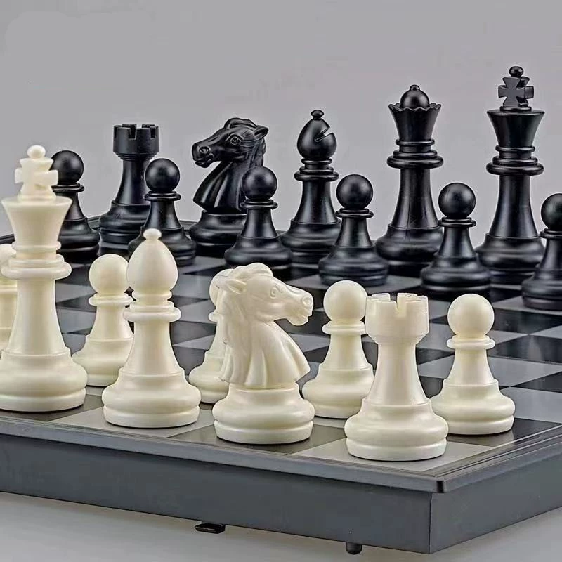 UB Юбонд Silver магнитные складные шахматы, интеллектуальная игрушка, золото и серебро