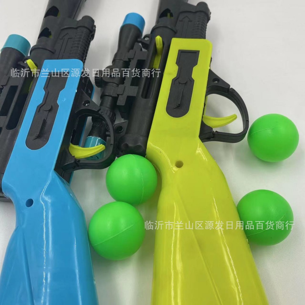 Venta al por mayor de plástico de juguete pistola burbuja de francotirador pistola de color traje interactivo juego suave huevo pistola 2 yuanes tienda de departamentos