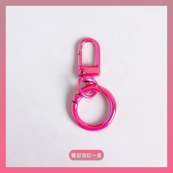A set of color-plated rose red