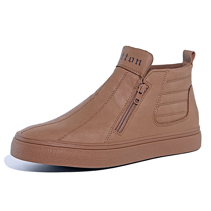 Comfortable Men's Casual Shoes With Low Collar And Soft Soles_voghion.com