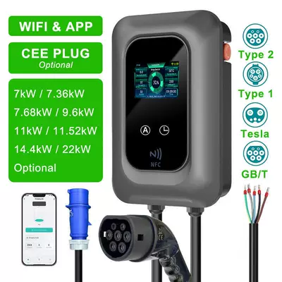 New Energy Charging Station Byd – Elektrikli avtomobil şarj stansiyaları - model-no-2-7kw-european-standard-screen-display-model-5m