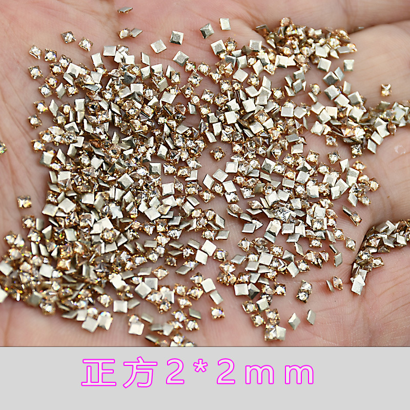 5A 샴페인 지르콘 정사각형 2*2mm--8*