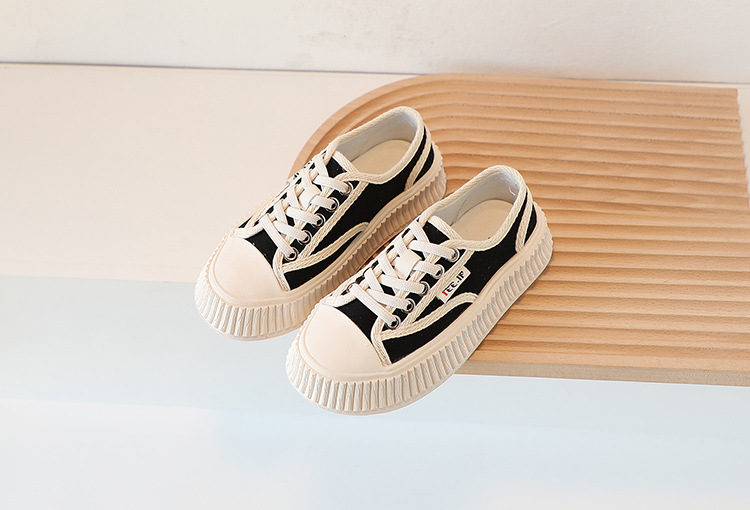 3368学生帆布板鞋中大童懒人透气单鞋