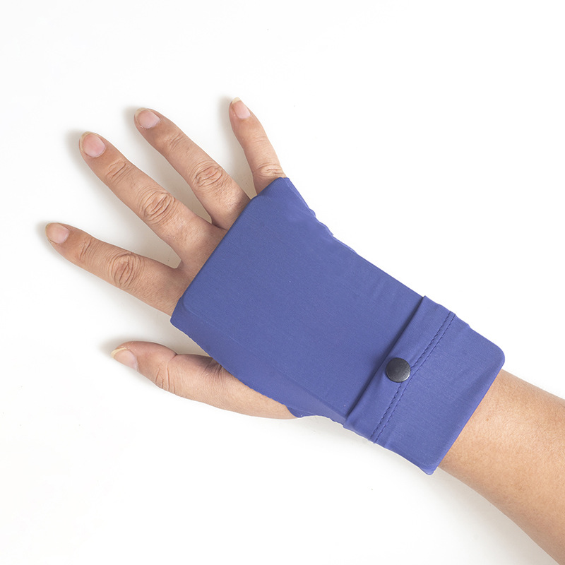 Nueva moda deportes brazo bolsa al aire libre correr teléfono móvil bolsa hombres y mujeres corriendo maratón bolsa de mano guante de seda de hielo bolsa