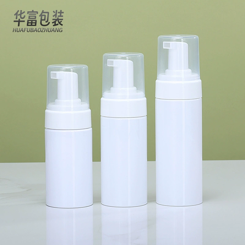 120ml Очищающее молочко Нажмите на бутылку пены для ухода за кожей Очищающее средство для лица, чтобы вспенить мусс, бутылка pet пластиковая упаковочная пустая бутылка