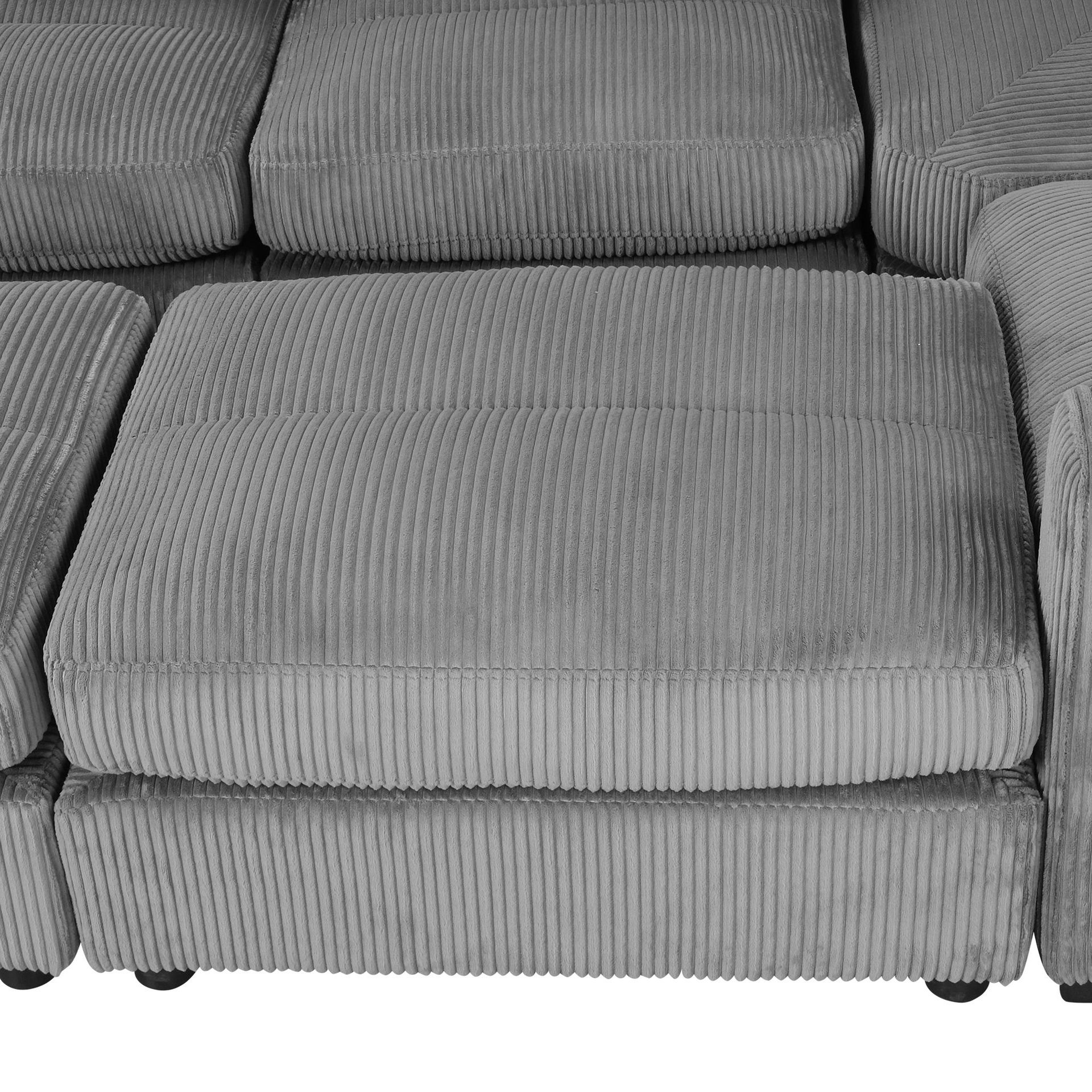 Sofá de estilo crema, moderno, minimalista, pequeño apartamento, sala de estar, asiento ultra ancho, sofá de tela esmerilada de plumón suave en línea recta profunda image 4