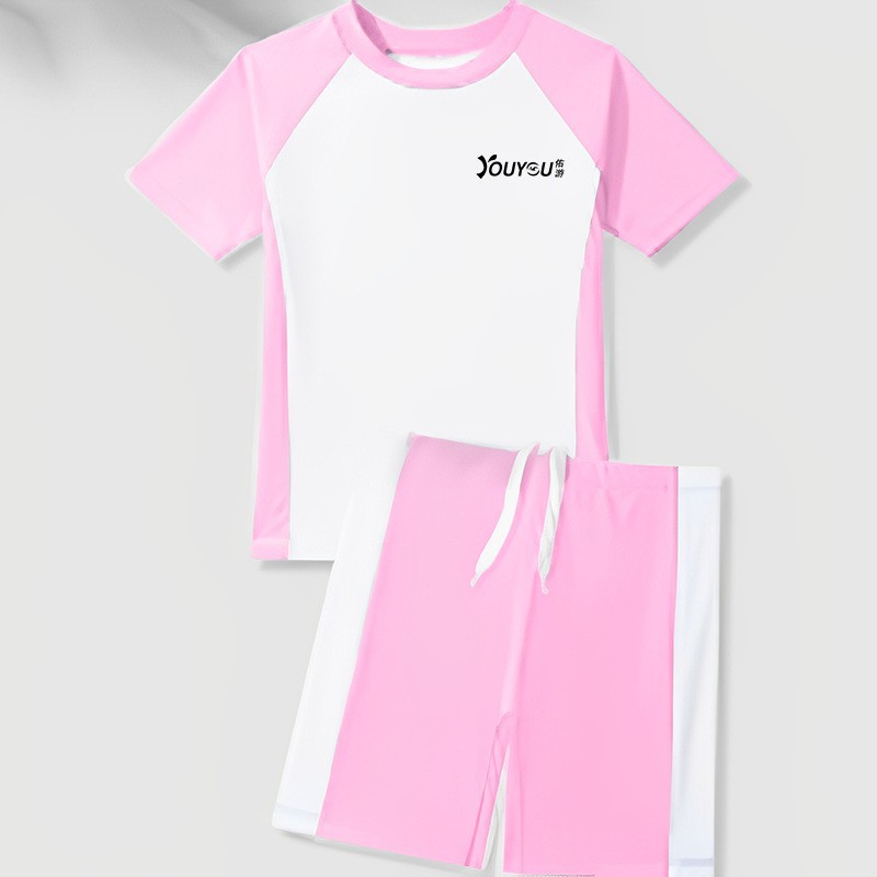 Pink white-