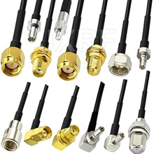 射频电缆定制RG174延长线SMA SMB MCX BNC TNC FME TS9转接线跳线