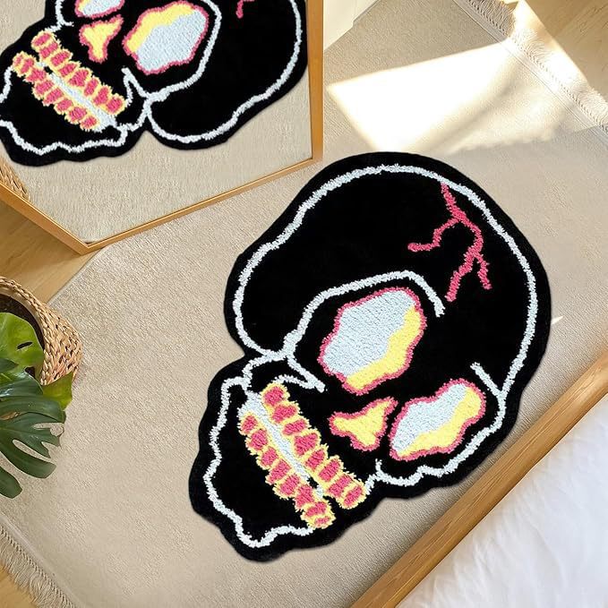 Cross-Border Hot-Selling Halloween Floor Mats, Thickened Imitation Cashmere Bedside Blankets, Soft Cooling Bathroom Floor Mats, Easy-Care Table Mats