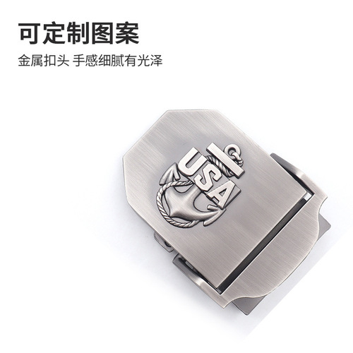 Thickened Canvas Men's Belt Weave Outdoor Denim Casual Pants Belt Training Classic Alloy Female Wholesale