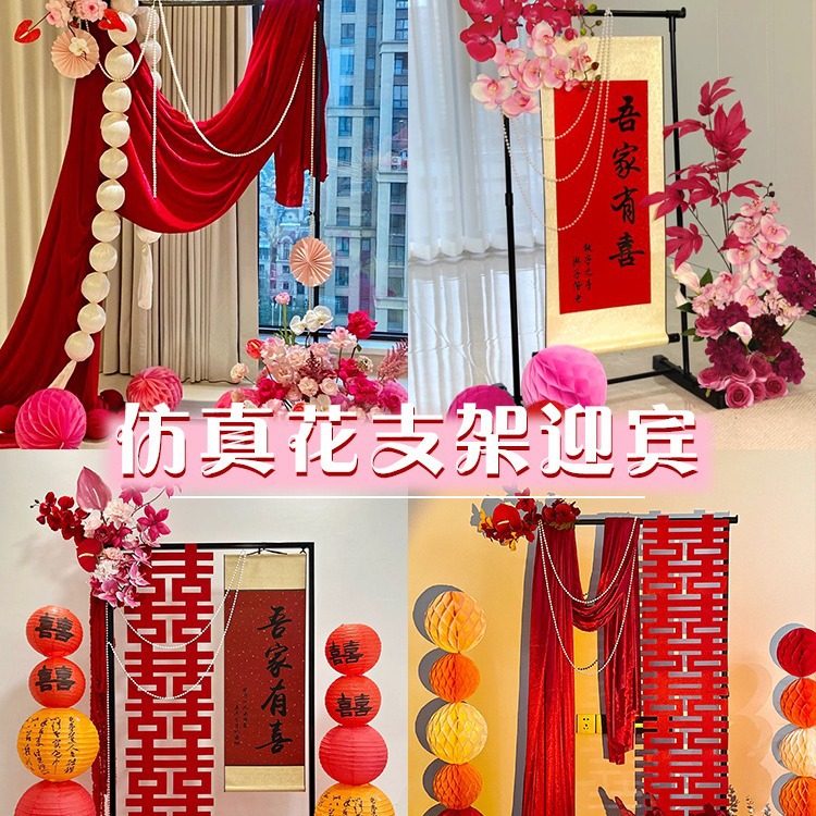 Orden de la boda banquete de boda entrada Tarjeta de bienvenida instrucción de pie en línea decoración de la habitación de la boda traje colección completa de adornos de boda