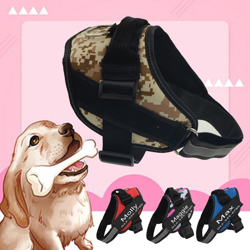 狗狗宠物牵引绳K9防爆冲胸背带狗链子可调节背心式牵狗胸背带批发