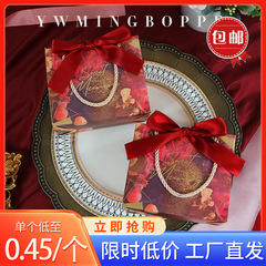 結婚喜糖箱中国式手提げ喜糖包装礼箱卸売り結婚式お返し喜糖袋婚約糖箱