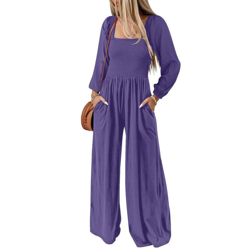 款Women's Casual Loose Overalls Jumpsuits One Piece Long|undefined