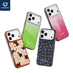 适用iPhone17Pro原创磁吸手机壳 白雾青山苹果时尚保护壳工厂批发