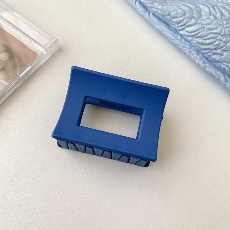 Milk Brown horquilla grande hacia atrás cabeza clip de pelo tocado de las mujeres principios de primavera de alto grado updo tiburón horquilla